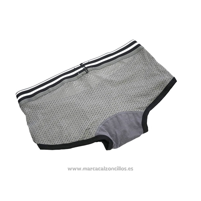 Boxer Aussiebum Hombre Malla Apagado Gris Negro